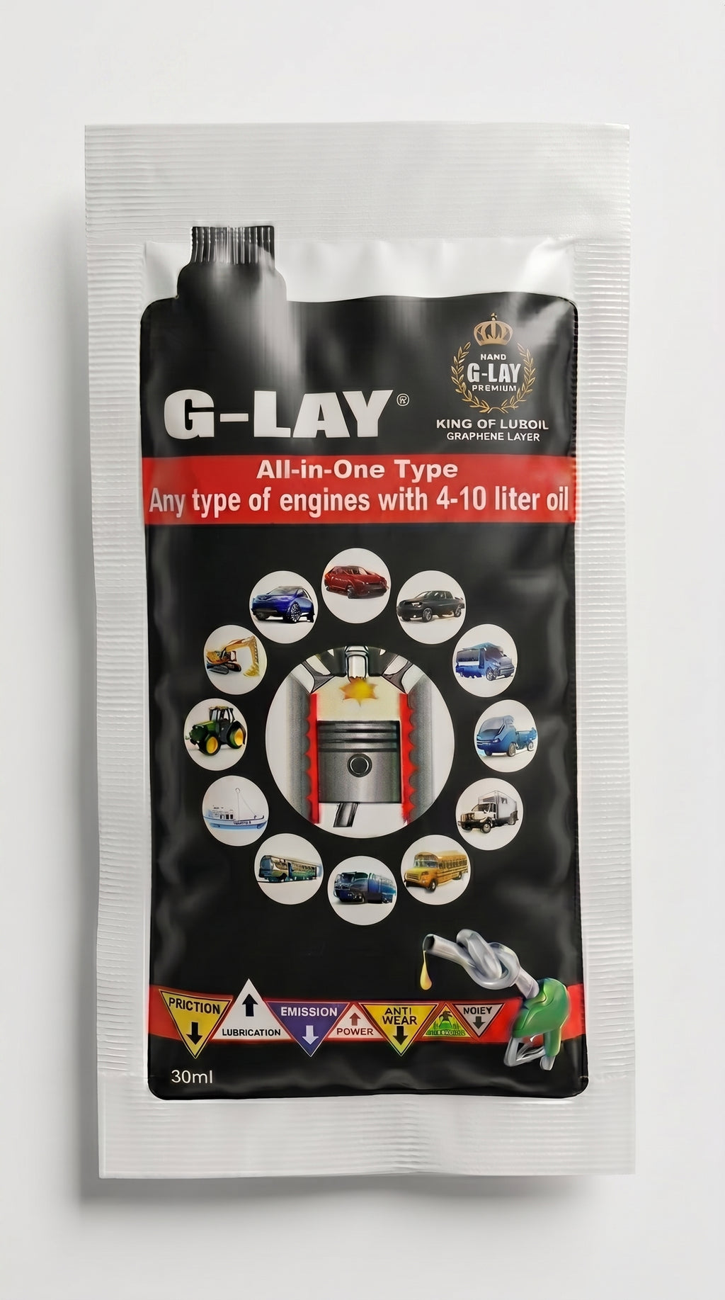 G-LAY Nano Premium Graphene Oil Additive — 30mL