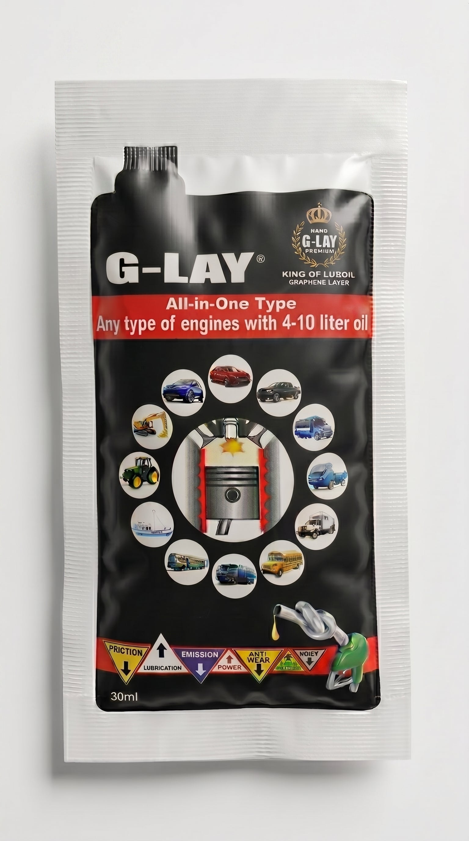G-LAY Nano Premium Graphene Oil Additive — 30mL