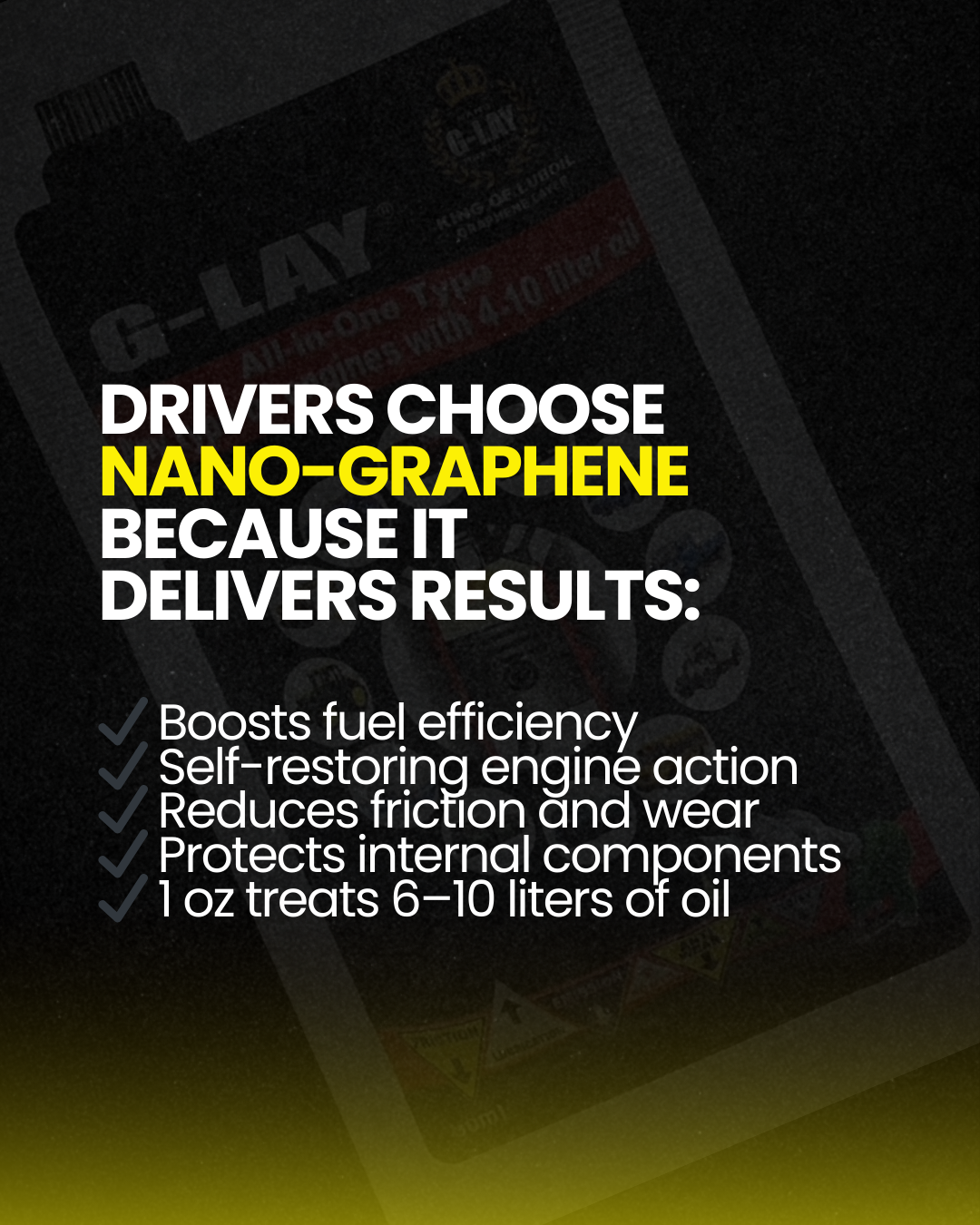 G-LAY Nano Premium Graphene Oil Additive — 30mL